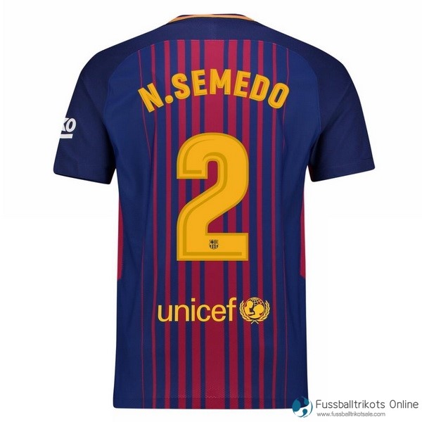 Barcelona Trikot Heim N.Semedo 2017-18 Fussballtrikots Günstig